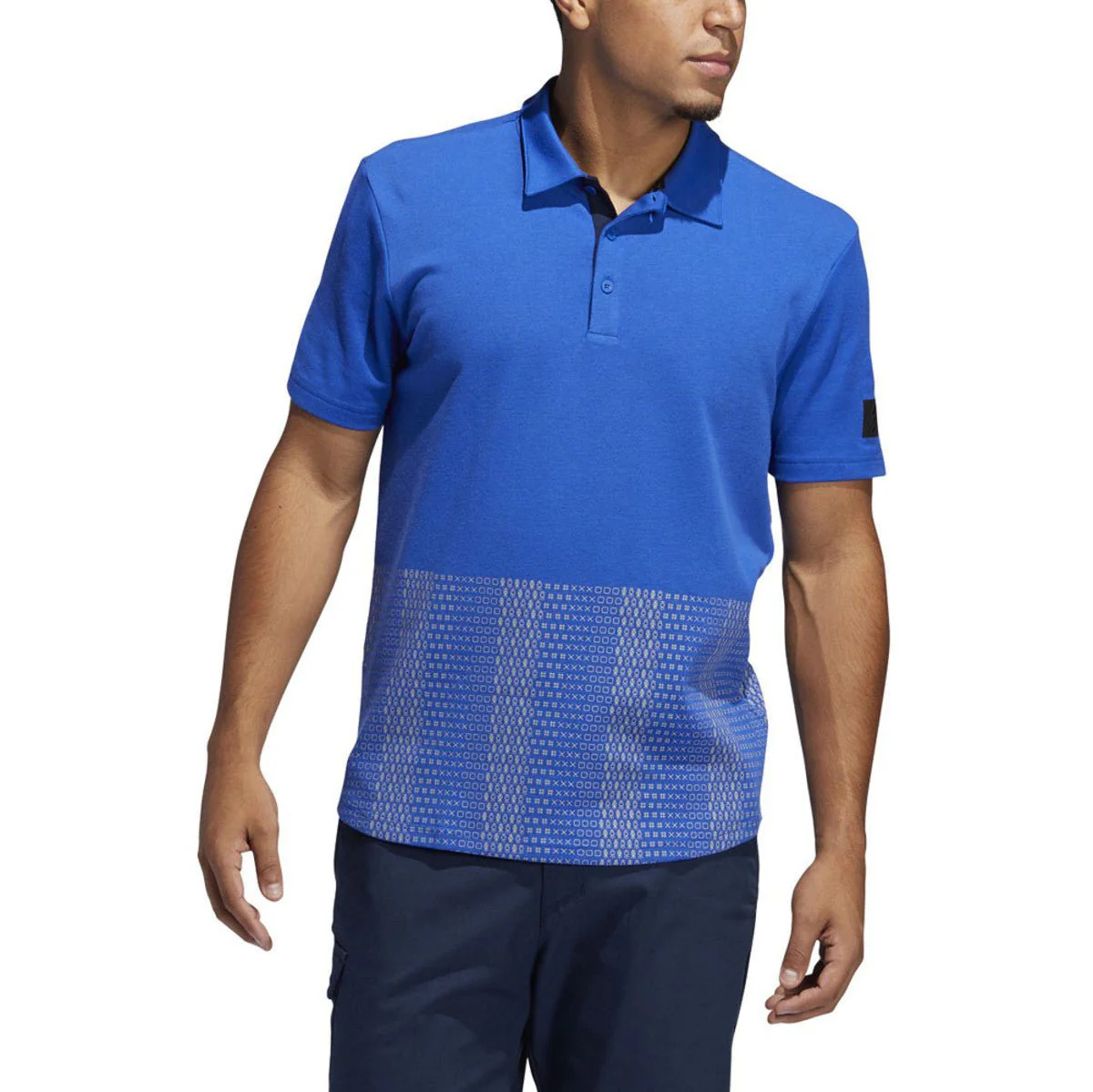 Adidas AdiCross Novelty Print Golf Polo