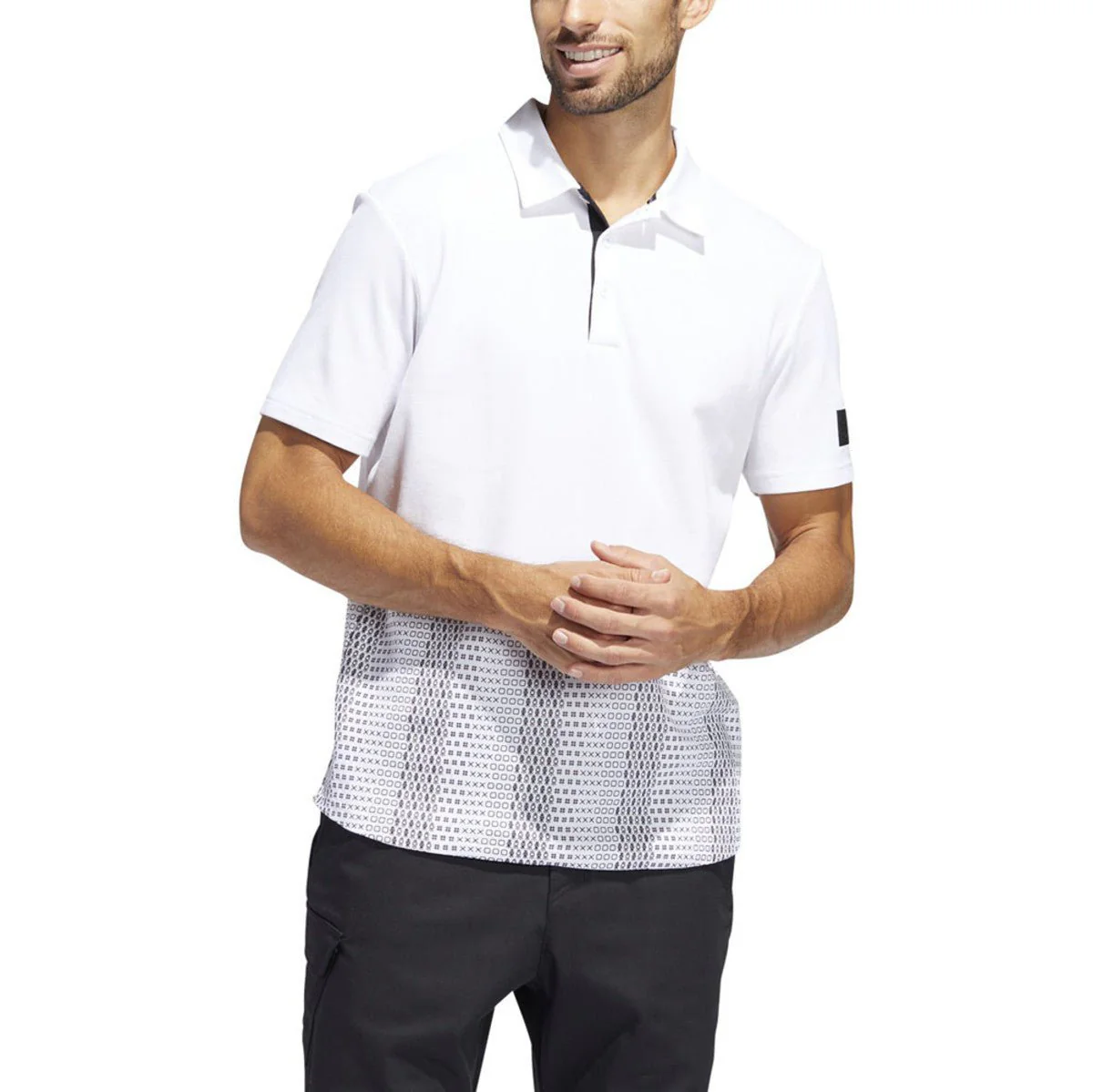 Adidas AdiCross Novelty Print Golf Polo - Image 2