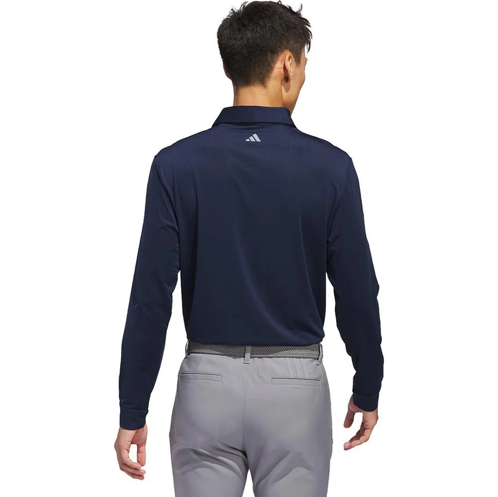 Adidas Core Long Sleeve Golf Polo - Image 2