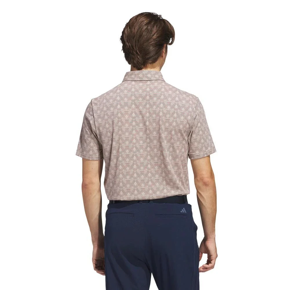 Adidas Go-To Printed Stripe Golf Polo - Image 3