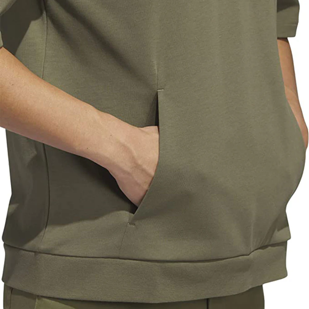 Adidas Go-To Short Sleeve Golf Sweatshirt - Image 3