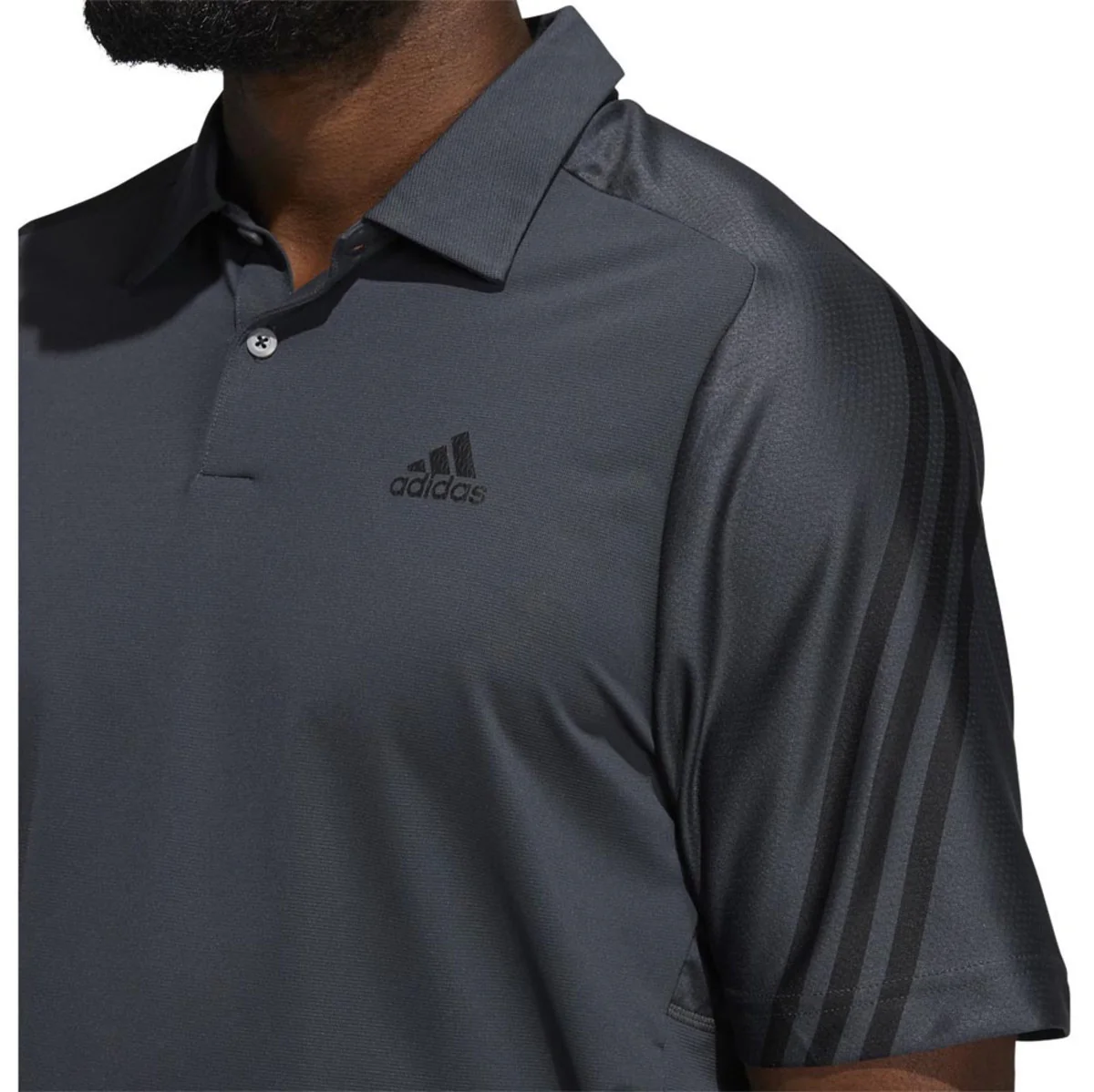 Adidas HEAT.RDY 3-Stripe Polo - Image 4