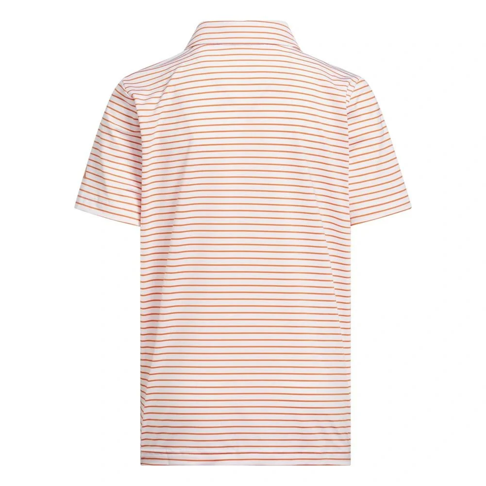 Adidas Junior Boys ClimaCool Striped Golf Polo - Image 2