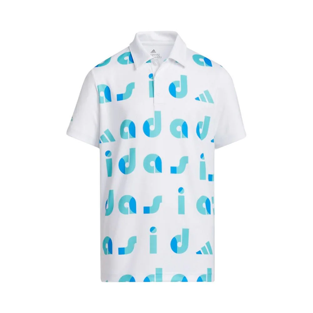 Adidas Junior Boys Graphic Polo - Image 5