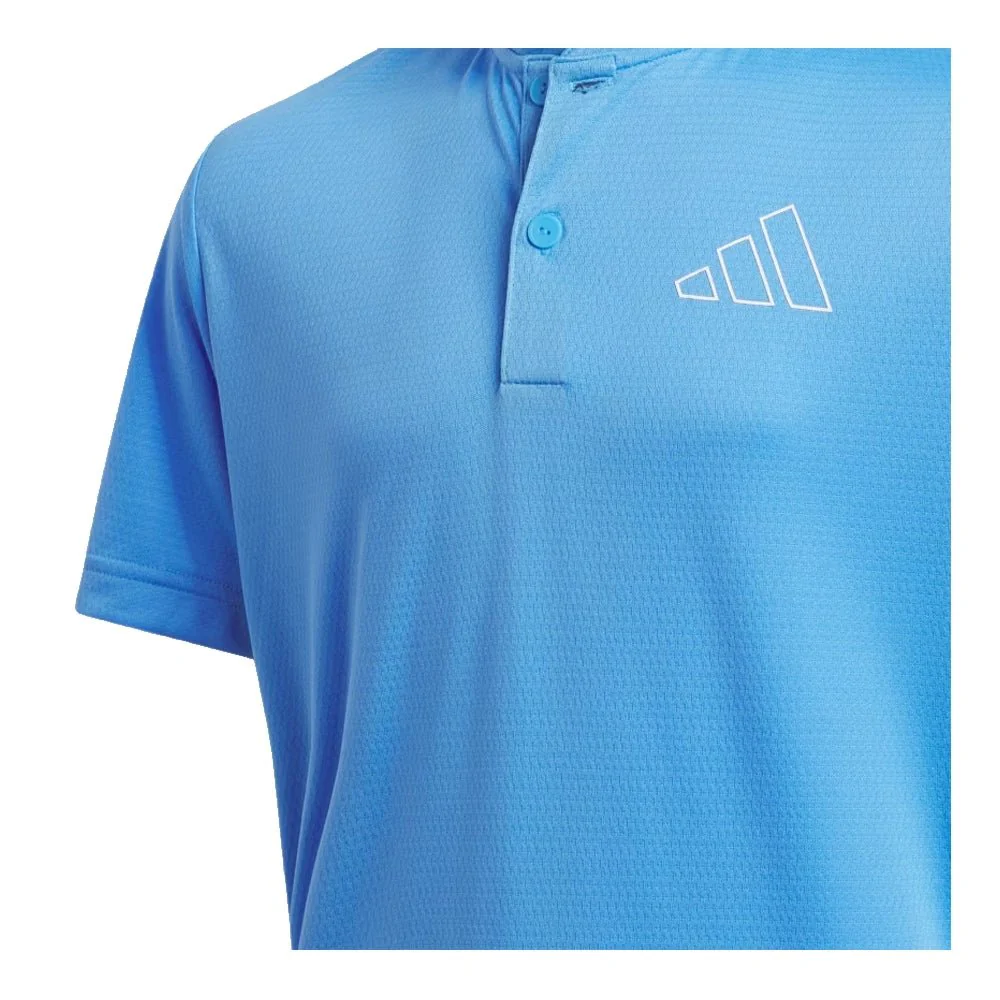 Adidas Junior Boys HEAT.RDY Sport Collar Polo - Image 3
