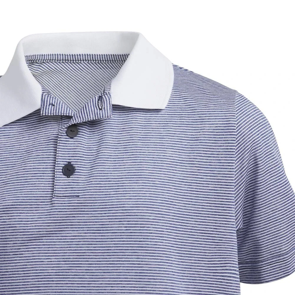 Adidas Junior Boys Ottoman Striped Golf Polo - Image 4