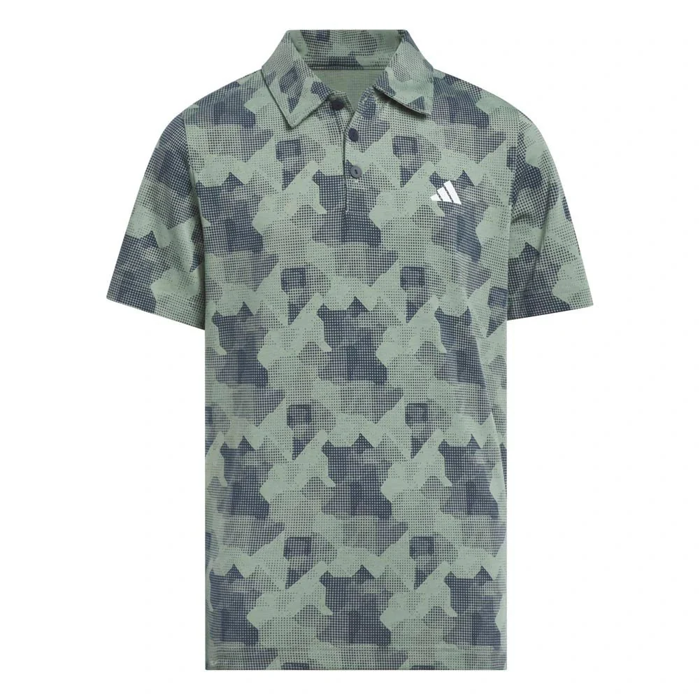 Adidas Junior Boys Printed Scripted Golf Polo - Image 6