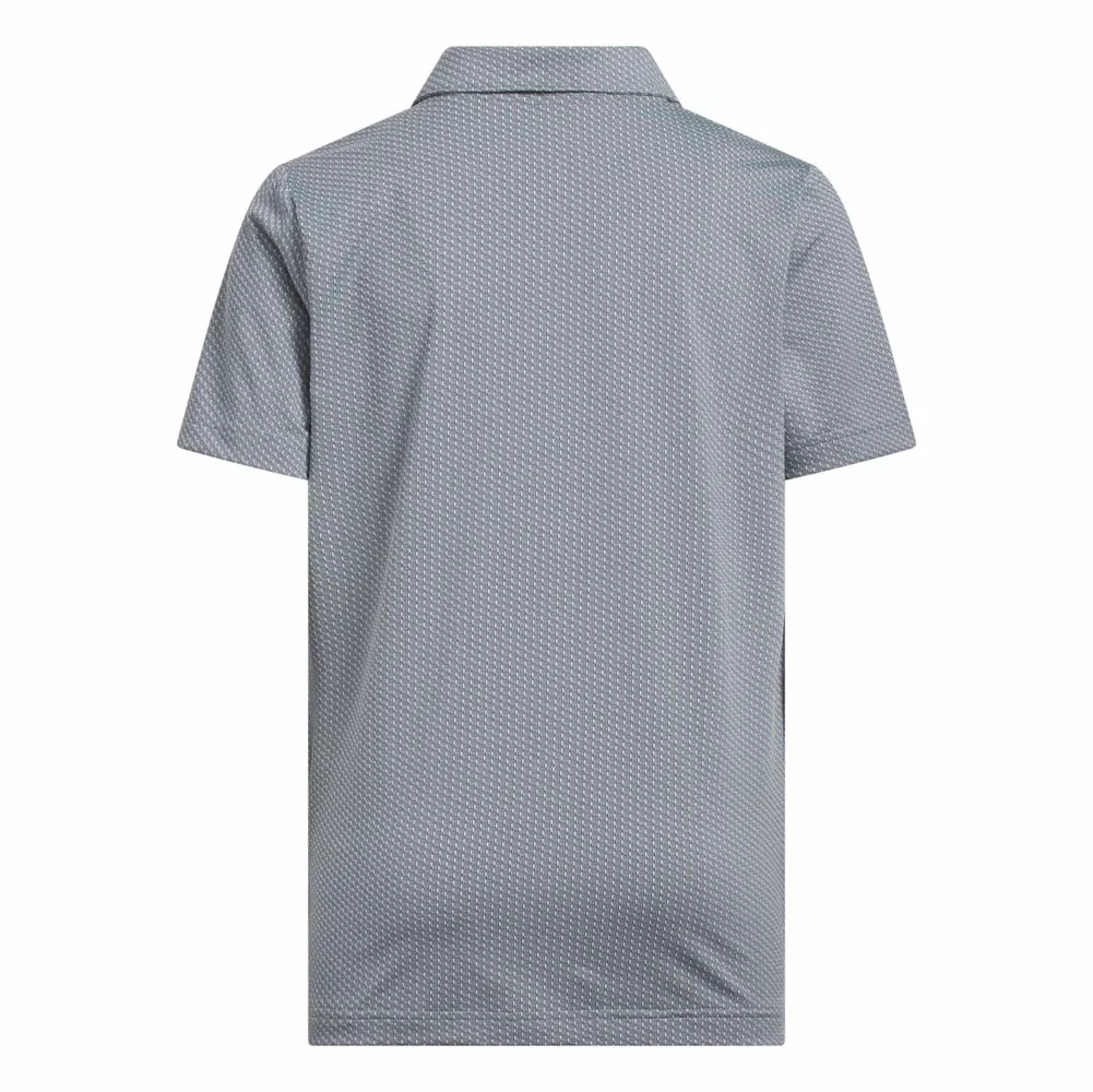 Adidas Junior Boys Textured Golf Polo - Image 7