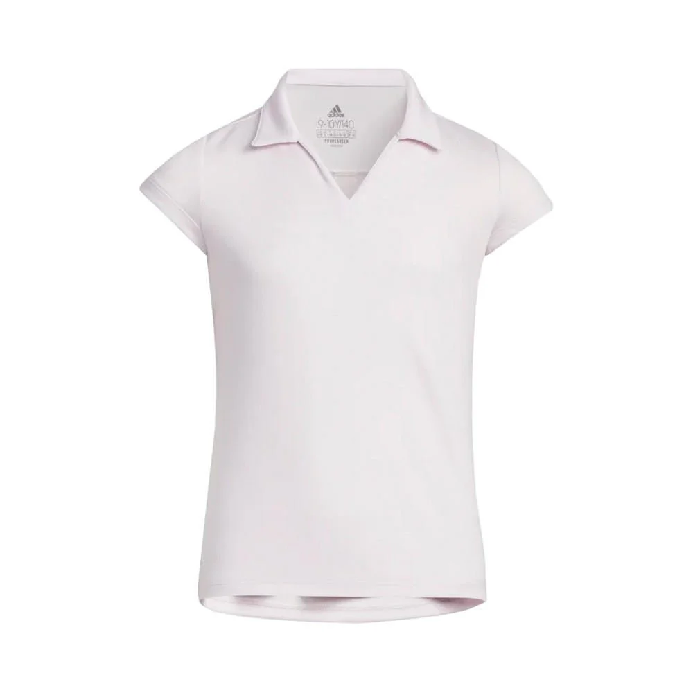 Adidas Junior Girls Heathered AEROREADY Polo