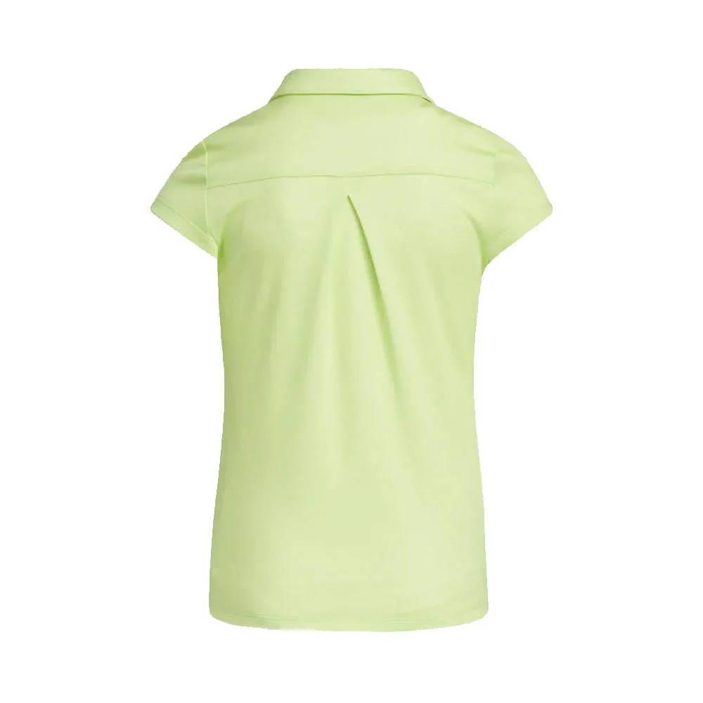 Adidas Junior Girls Heathered AEROREADY Polo - Image 6