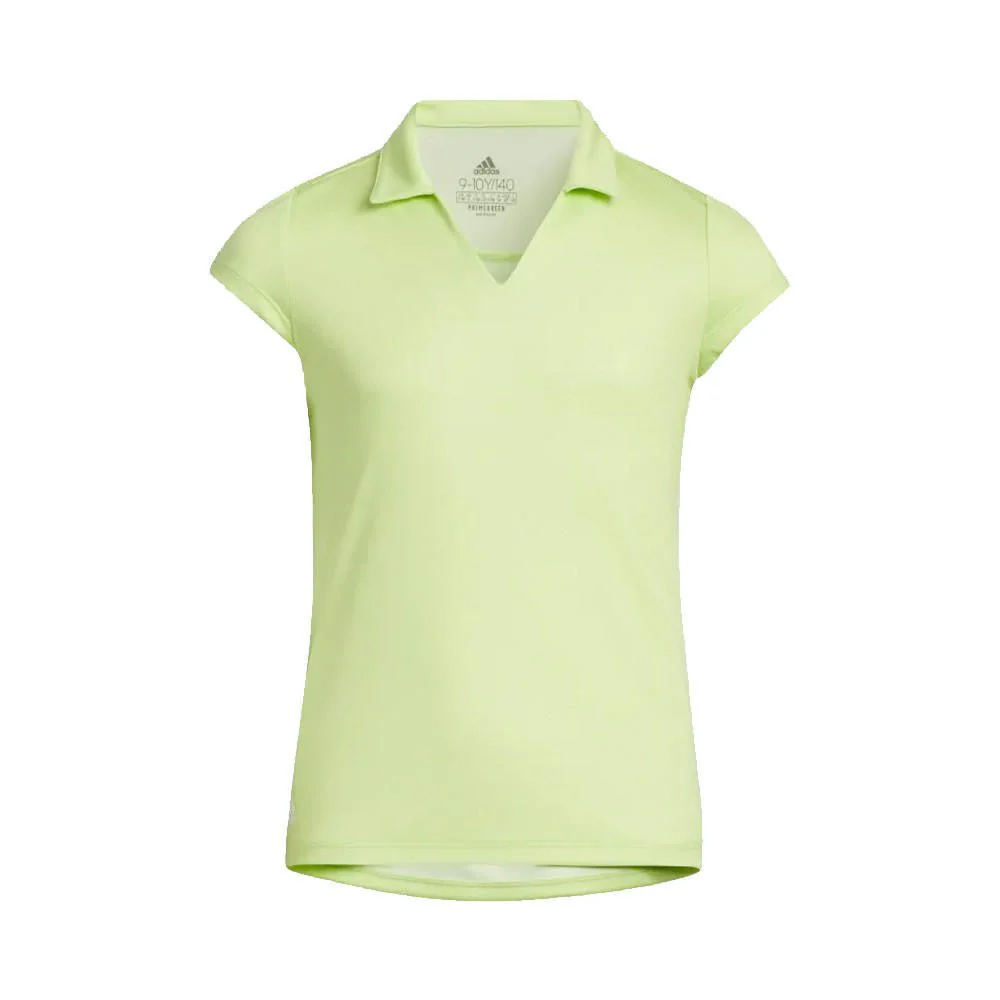 Adidas Junior Girls Heathered AEROREADY Polo - Image 8