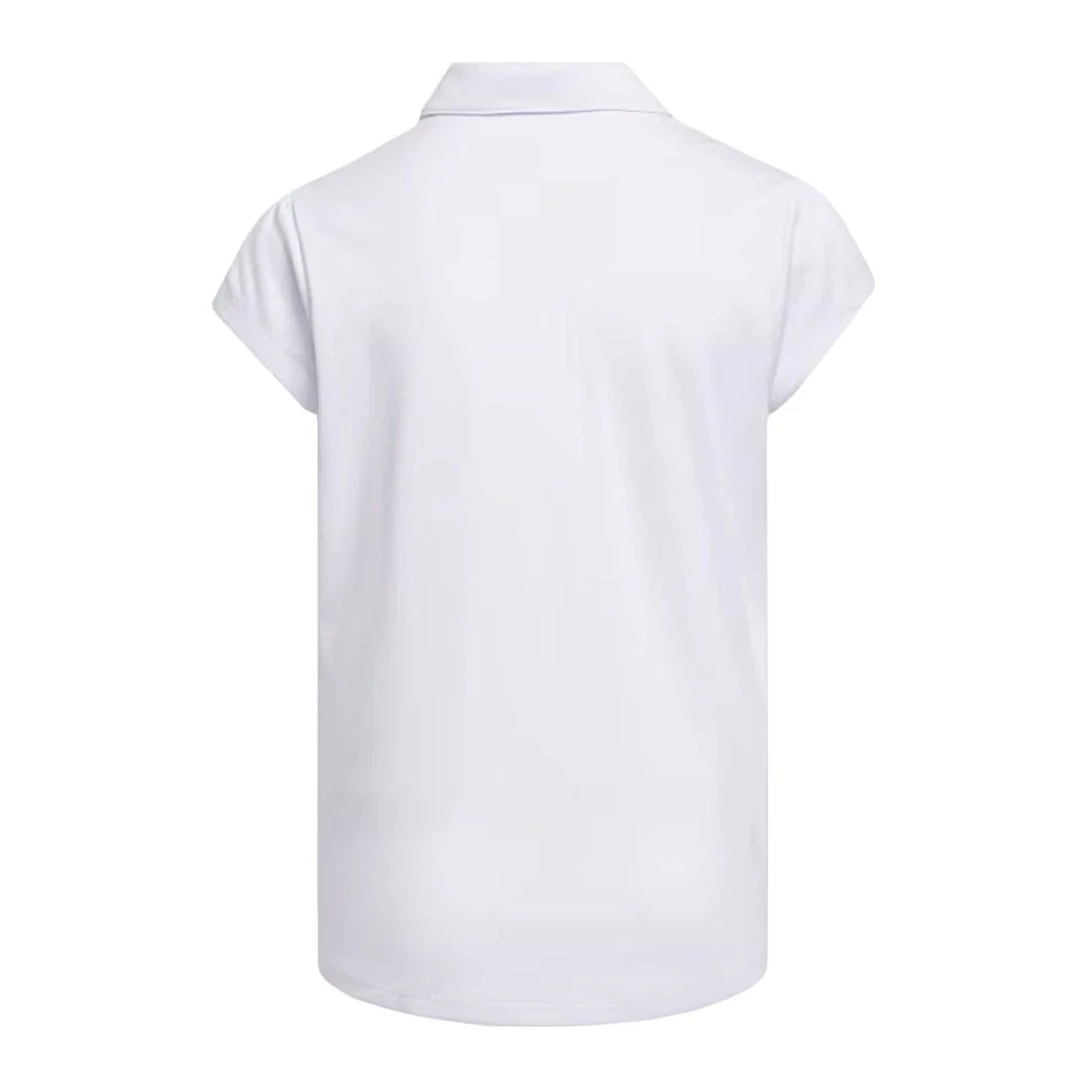 Adidas Junior Girls Performance Polo - Image 2