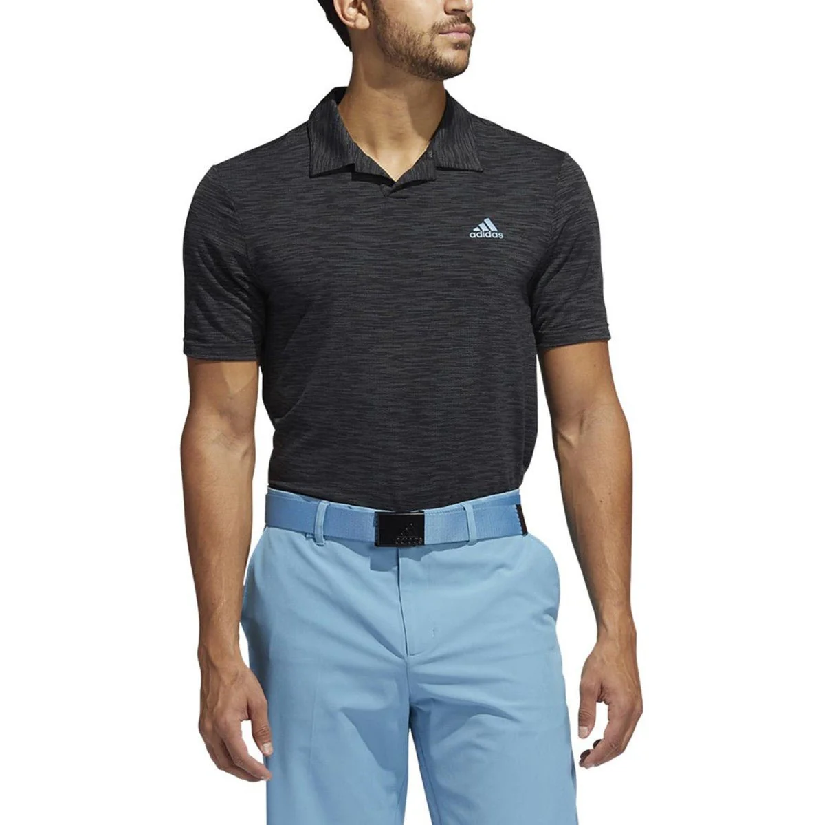 Adidas Mesh Broken Stripe Polo