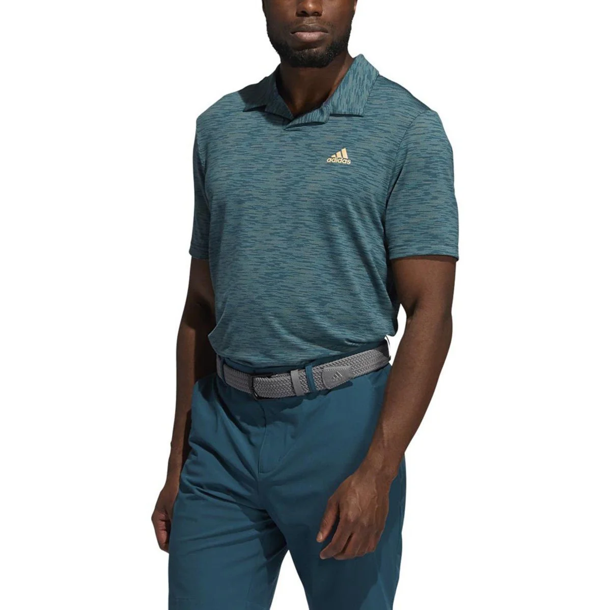 Adidas Mesh Broken Stripe Polo - Image 13