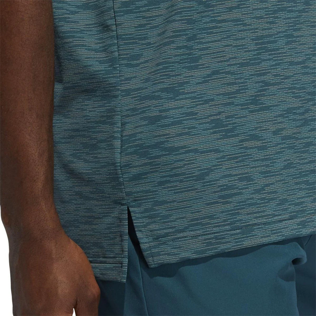 Adidas Mesh Broken Stripe Polo - Image 15