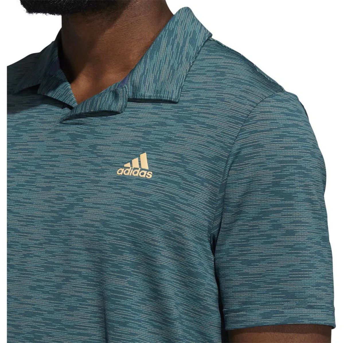 Adidas Mesh Broken Stripe Polo - Image 16