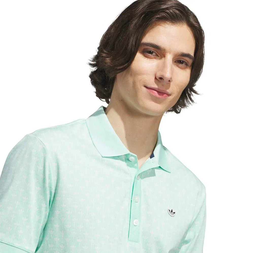 Adidas Originals All Over Trefoil Golf Polo - Image 4