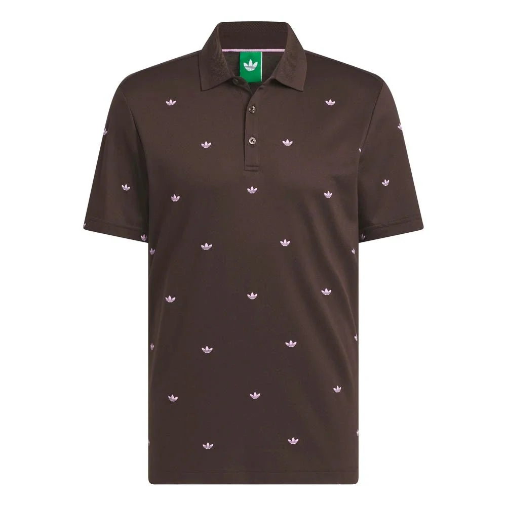Adidas Originals Printed Trefoil Golf Polo