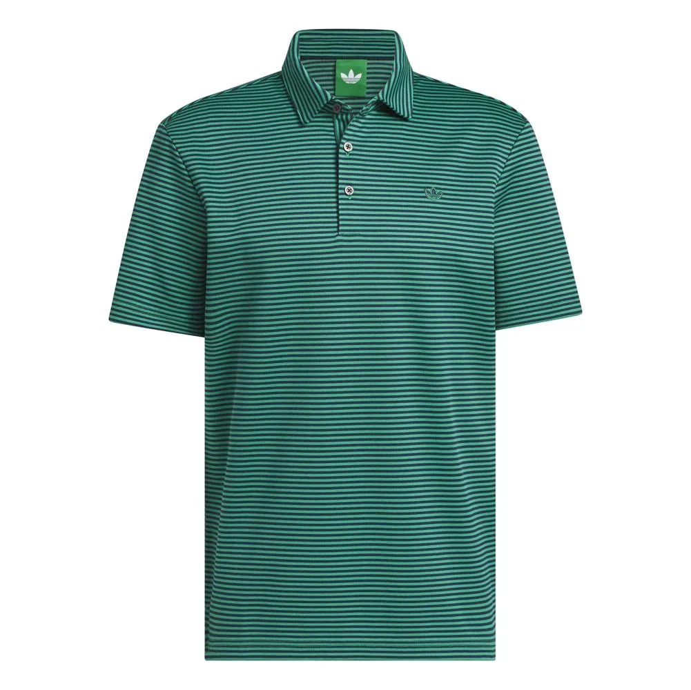 Adidas Originals Stripe Pique Golf Polo
