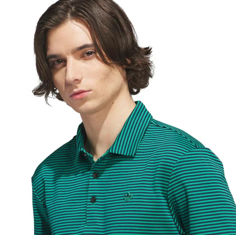 Adidas Originals Stripe Pique Golf Polo - Image 4
