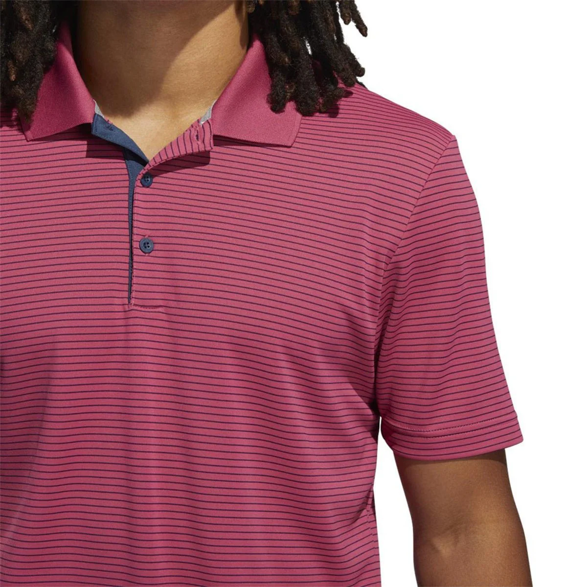 Adidas Performance 2-Color Stripe Polo - Image 12
