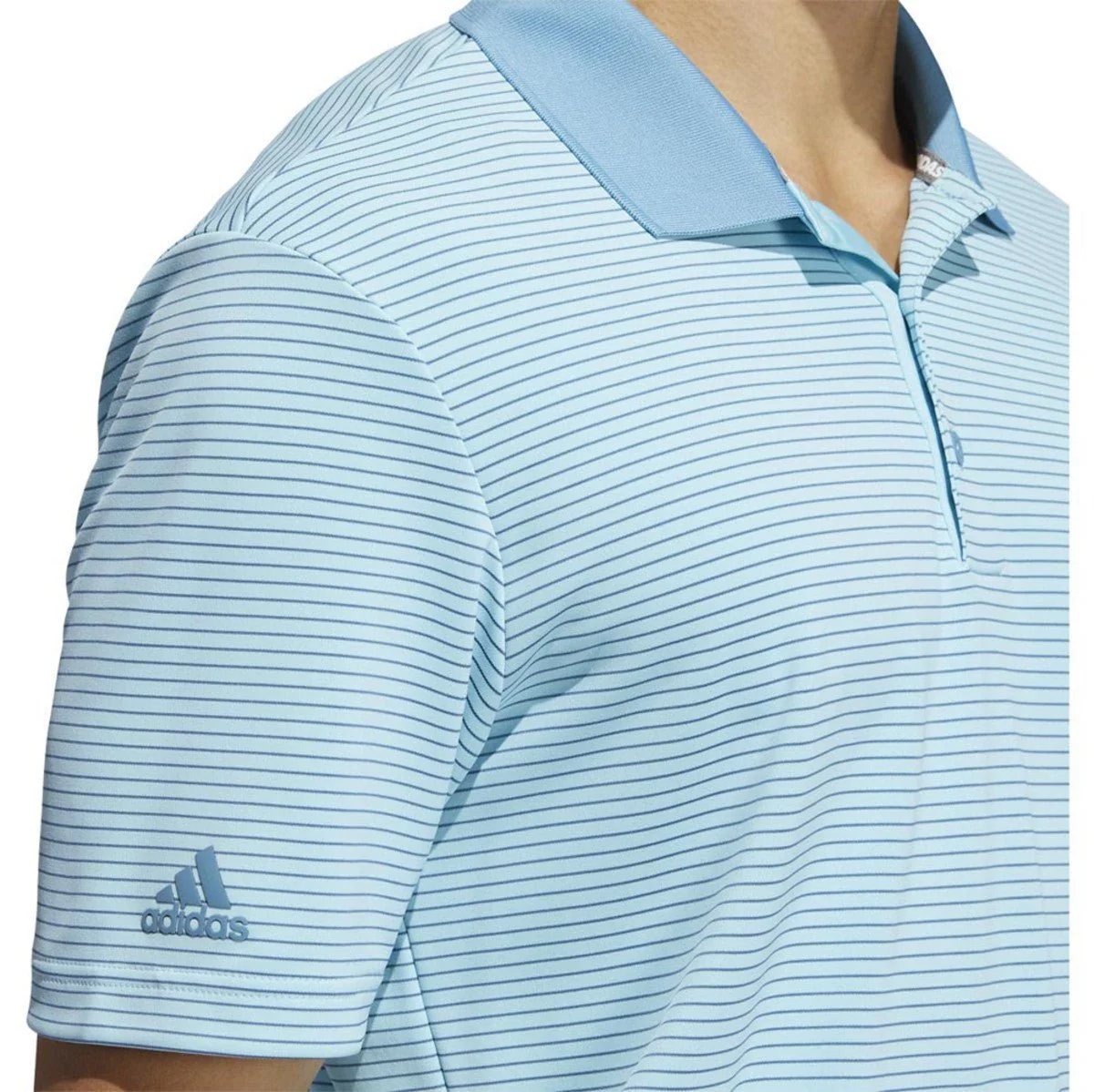 Adidas Performance 2-Color Stripe Polo - Image 7