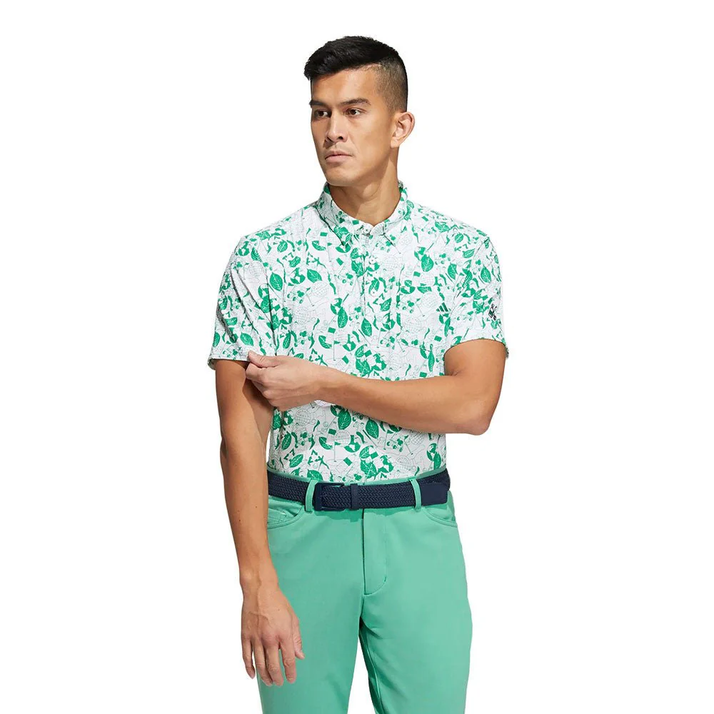 Adidas Primeknit Graphic Golf Polo - Image 6