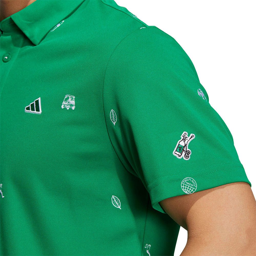 Adidas Primeknit Mono Golf Polo - Image 4