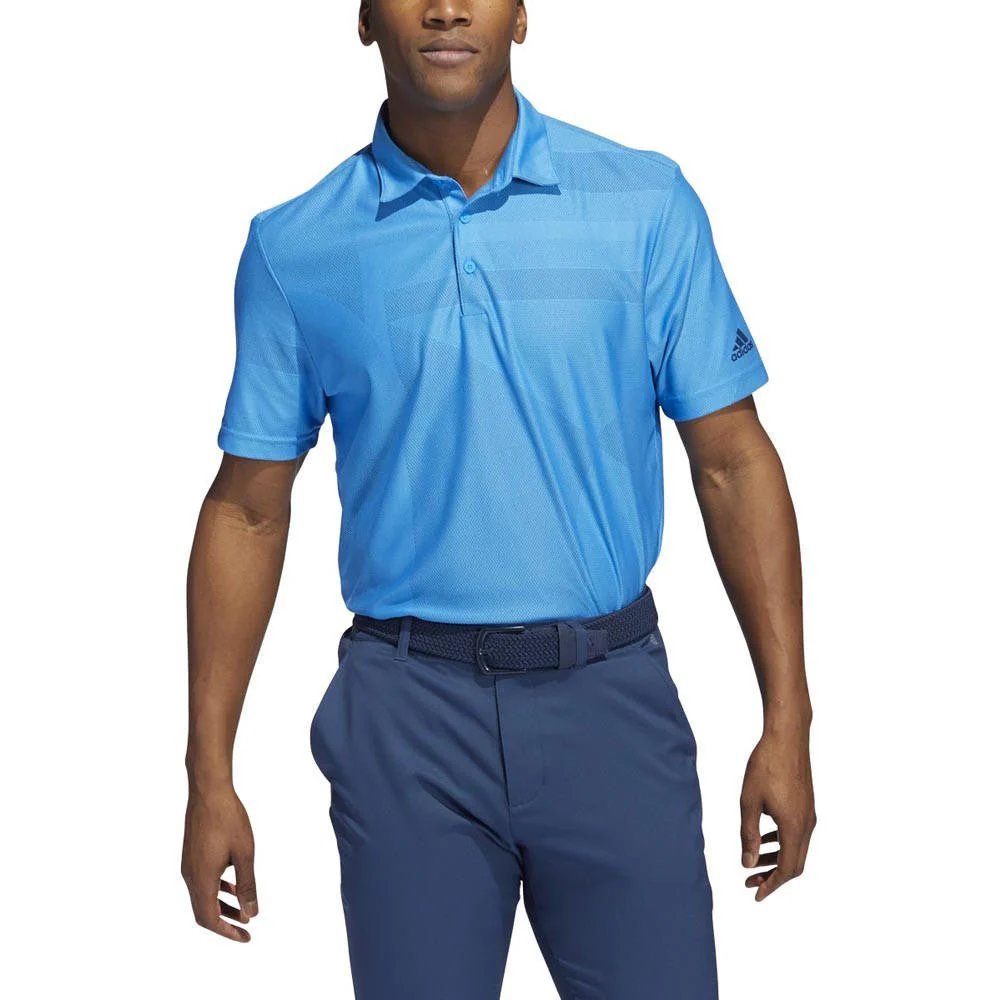 Adidas Shapes Jacquard Polo - Image 3