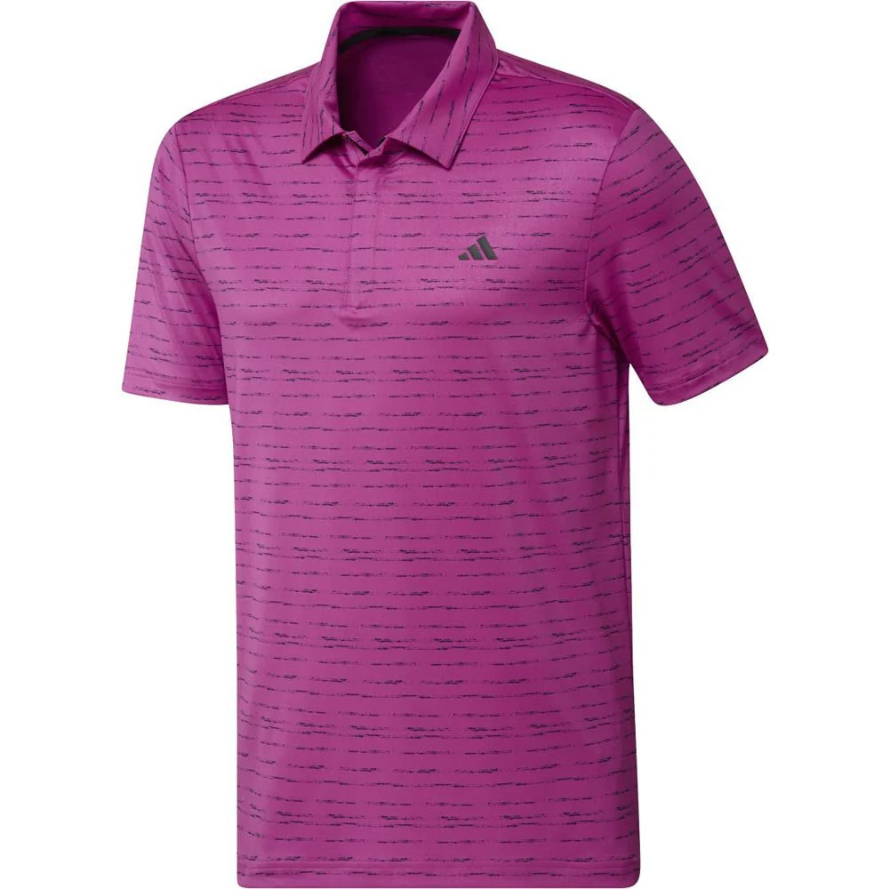 Adidas Stripe Zipper Polo
