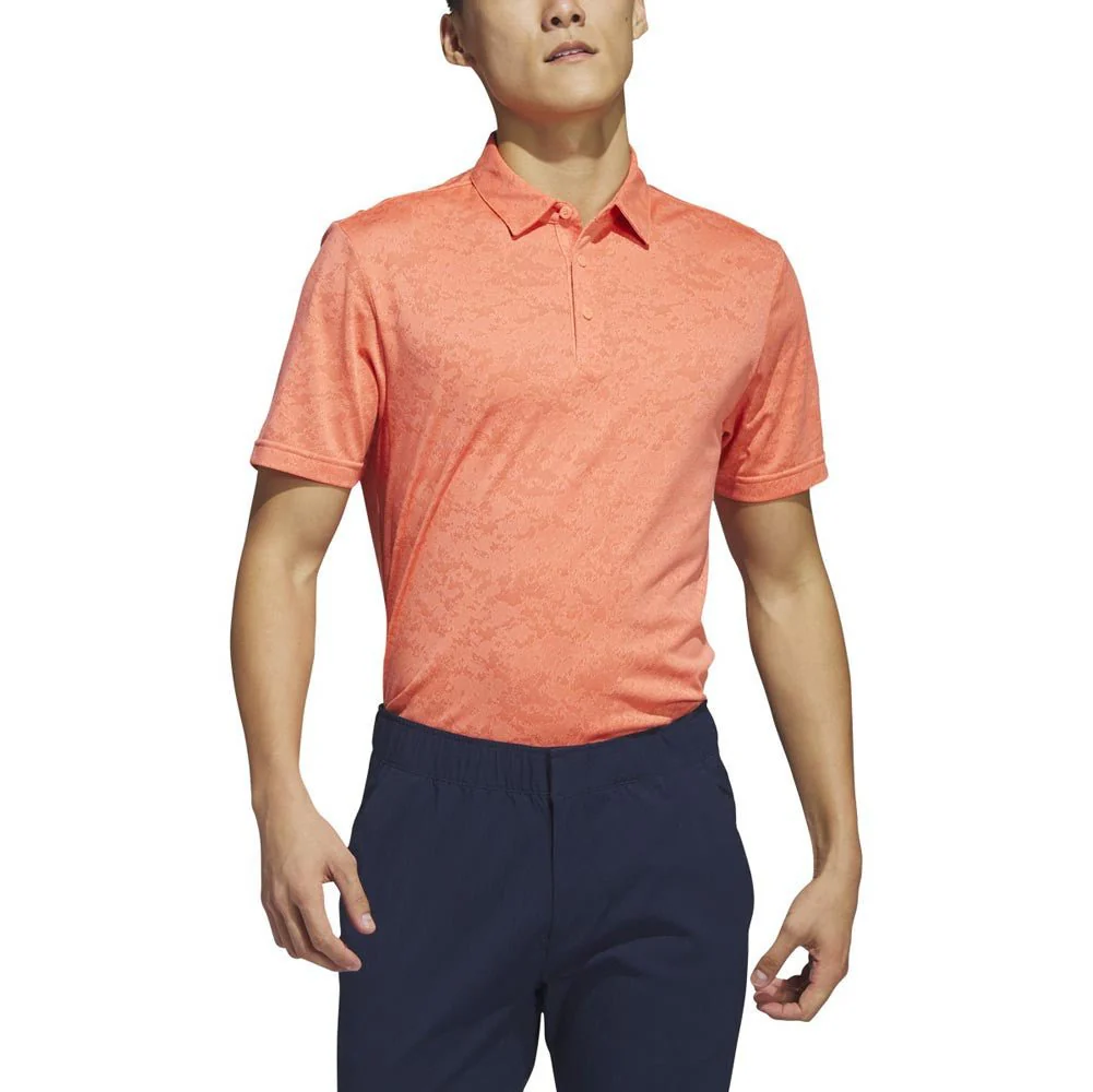 Adidas Textured Jacquard Polo - Image 3