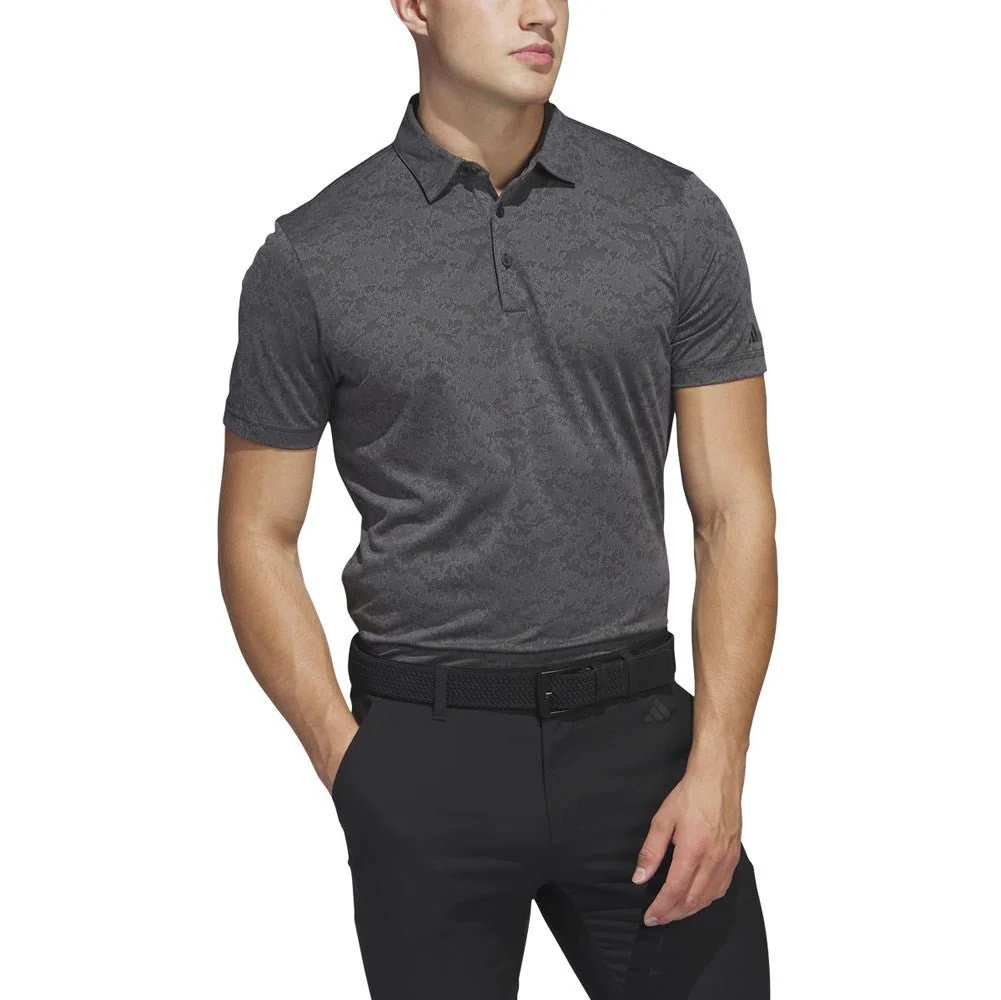 Adidas Textured Jacquard Polo - Image 5