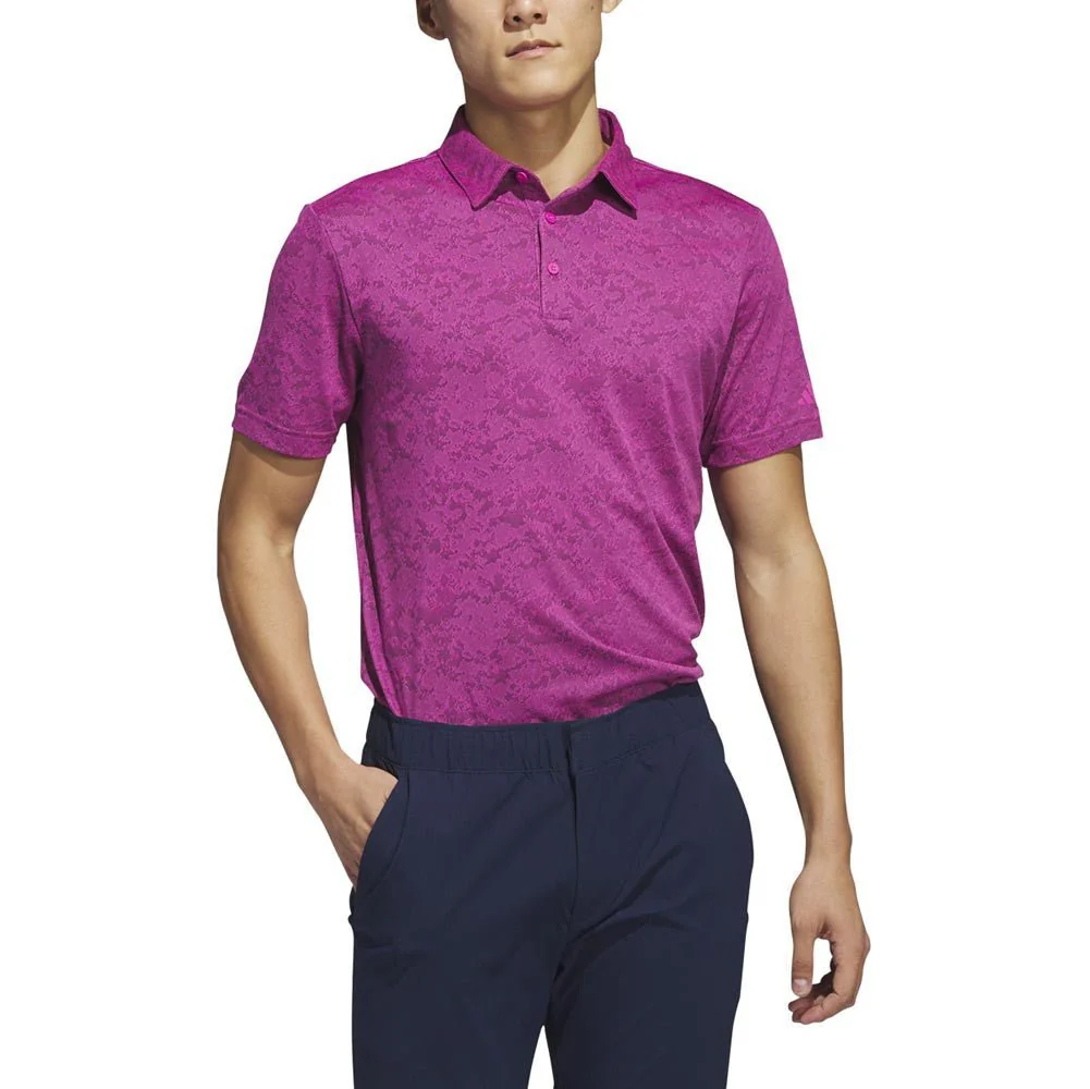 Adidas Textured Jacquard Polo - Image 7