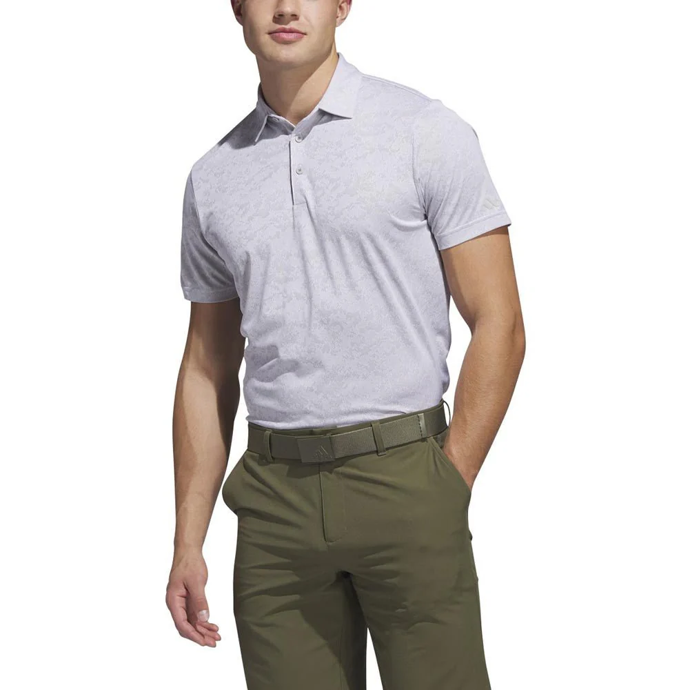 Adidas Textured Jacquard Polo - Image 9