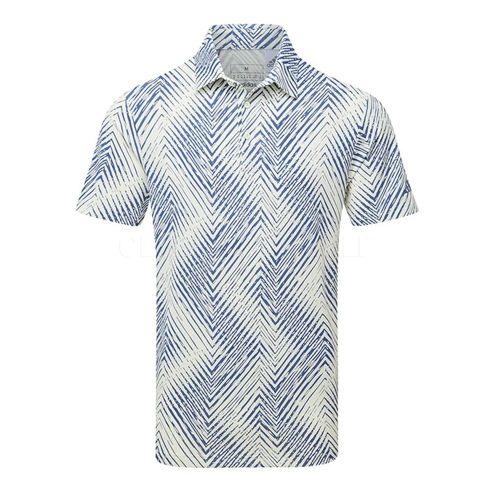 Adidas Ultimate365 Allover Print Golf Polo - Image 5