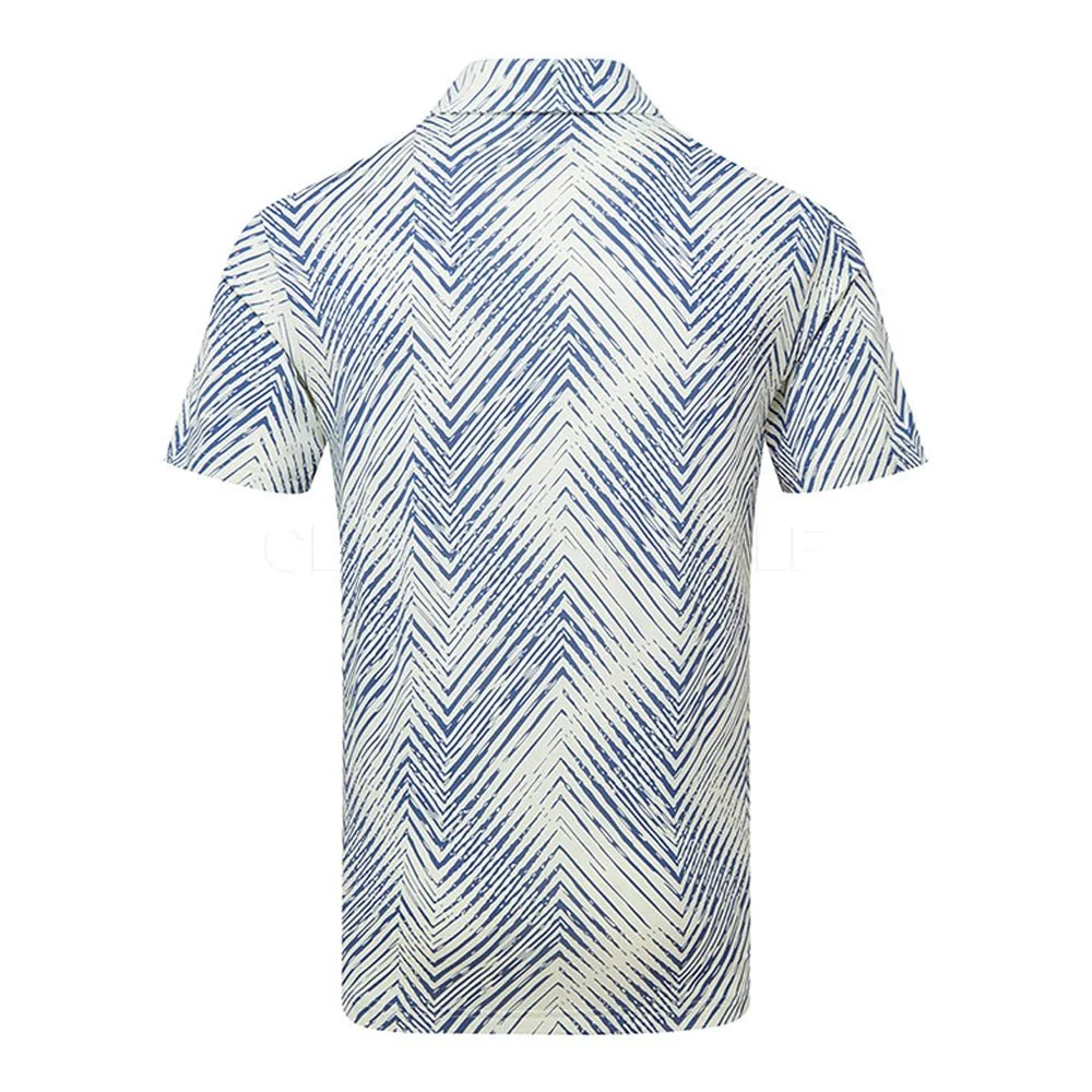 Adidas Ultimate365 Allover Print Golf Polo - Image 6