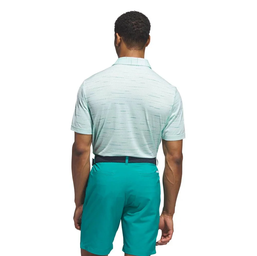 Adidas Ultimate365 Mesh Stripe Print Golf Polo - Image 3