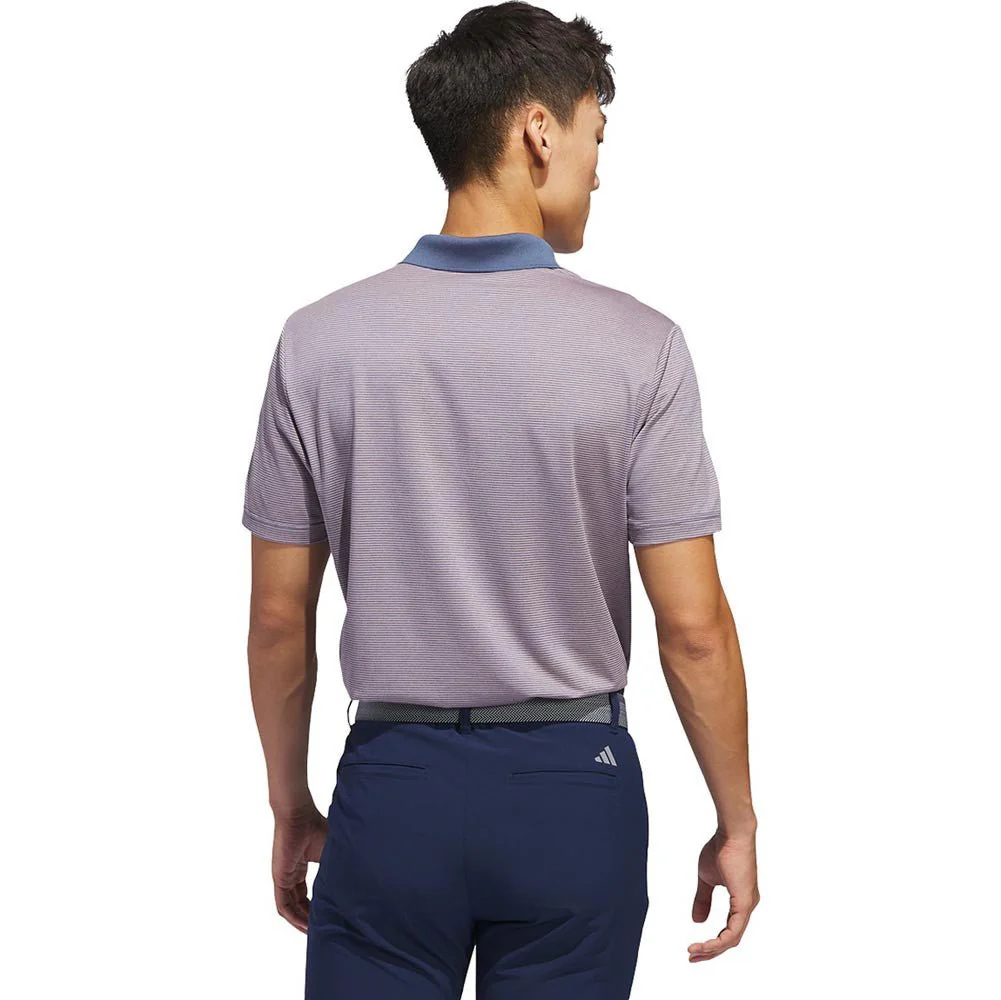 Adidas Ultimate365 Ottoman Stripe Golf Polo - Image 2