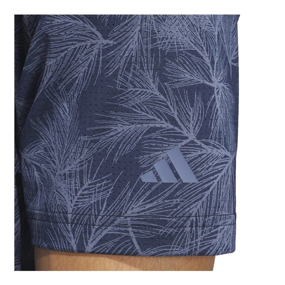 Adidas Ultimate365 Pine Print Mesh Golf Polo - Image 7