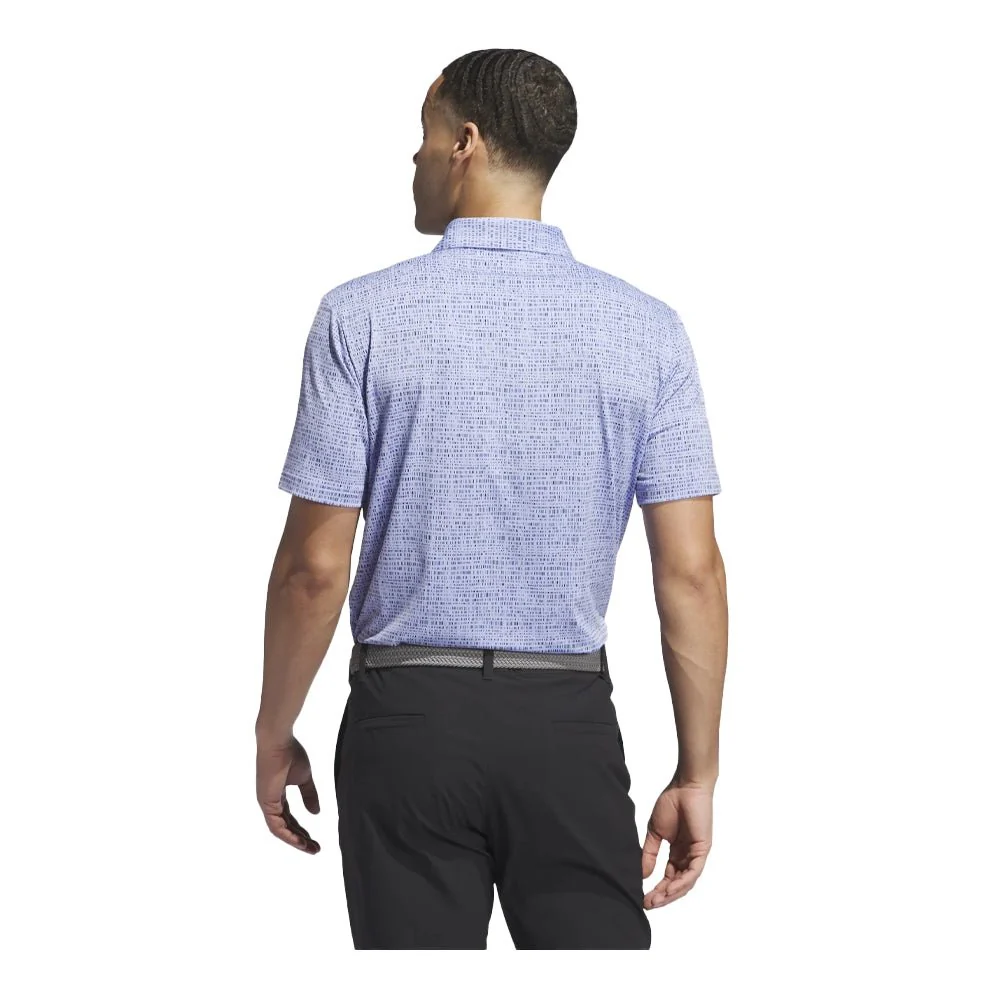 Adidas Ultimate365 Power Grid Print Golf Polo - Image 2