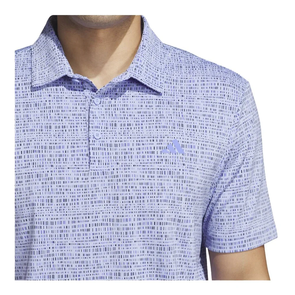 Adidas Ultimate365 Power Grid Print Golf Polo - Image 3
