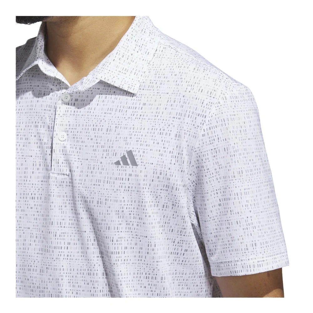 Adidas Ultimate365 Power Grid Print Golf Polo - Image 7