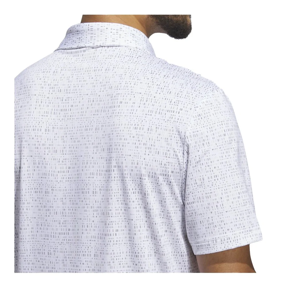 Adidas Ultimate365 Power Grid Print Golf Polo - Image 8