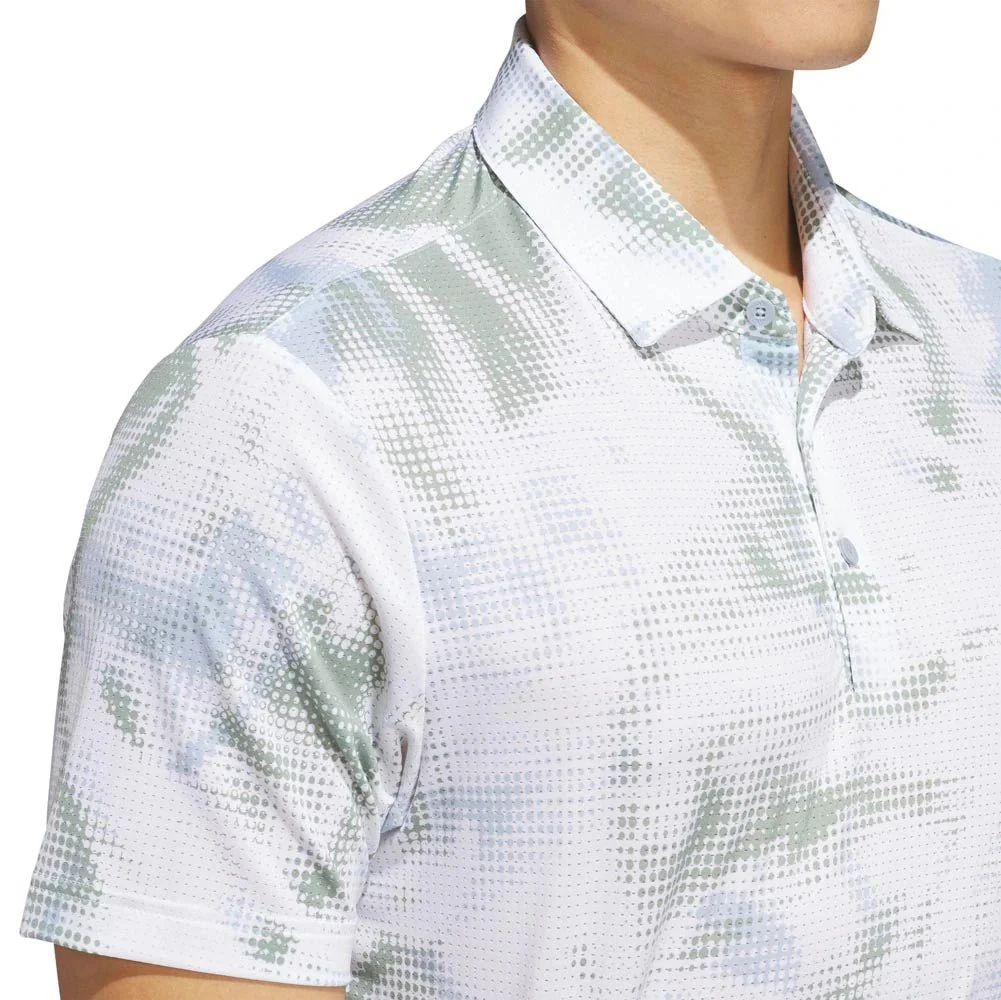 Adidas Ultimate365 Printed Mesh Golf Polo - Image 10