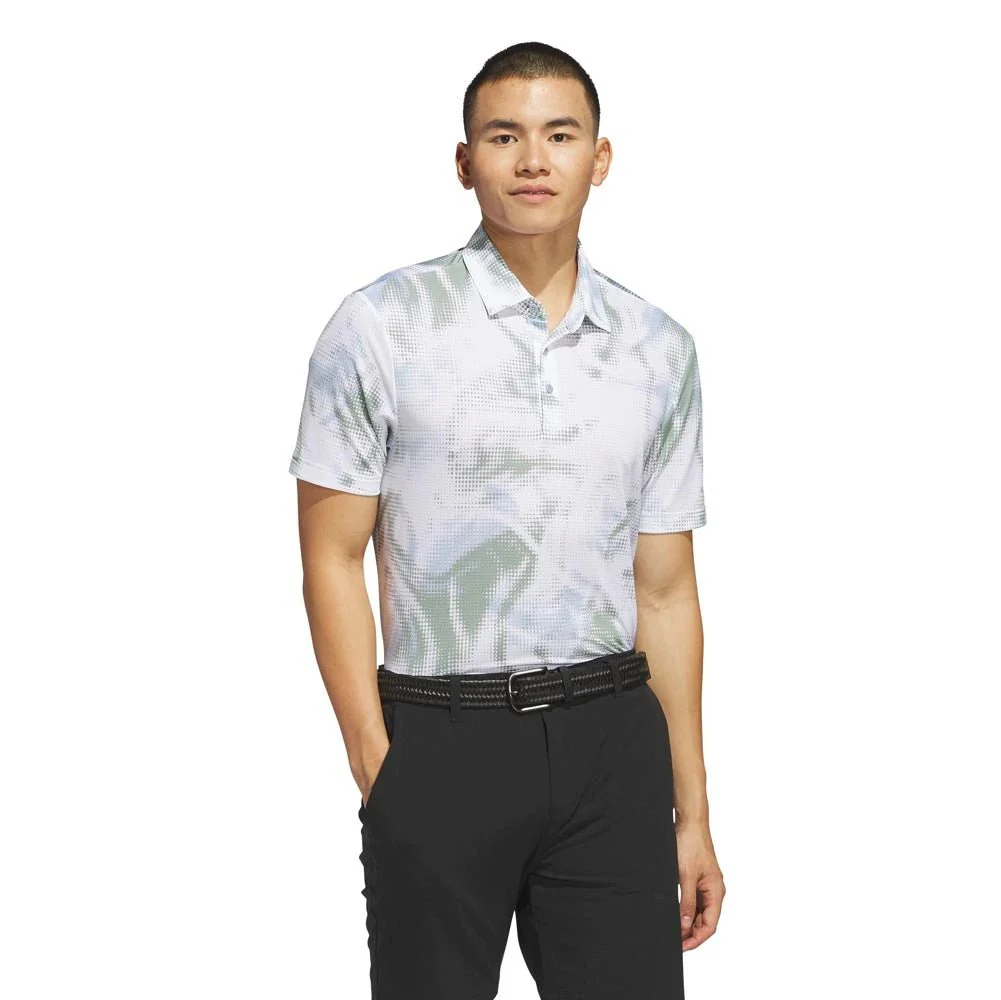 Adidas Ultimate365 Printed Mesh Golf Polo - Image 7