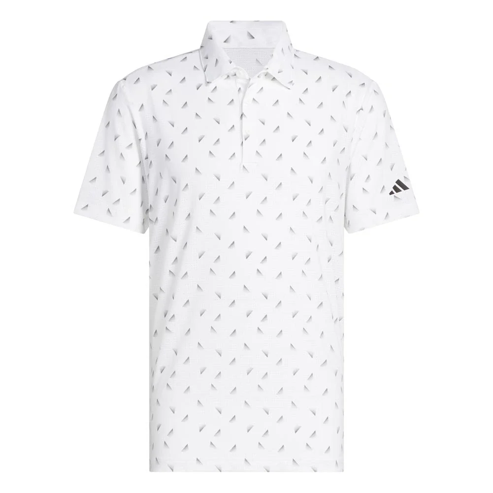 Adidas Ultimate365 Printed Slice Mesh Golf Polo