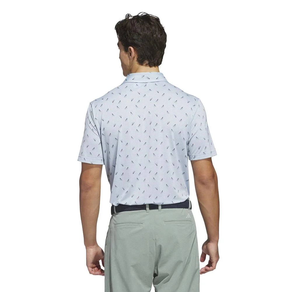 Adidas Ultimate365 Printed Slice Mesh Golf Polo - Image 13