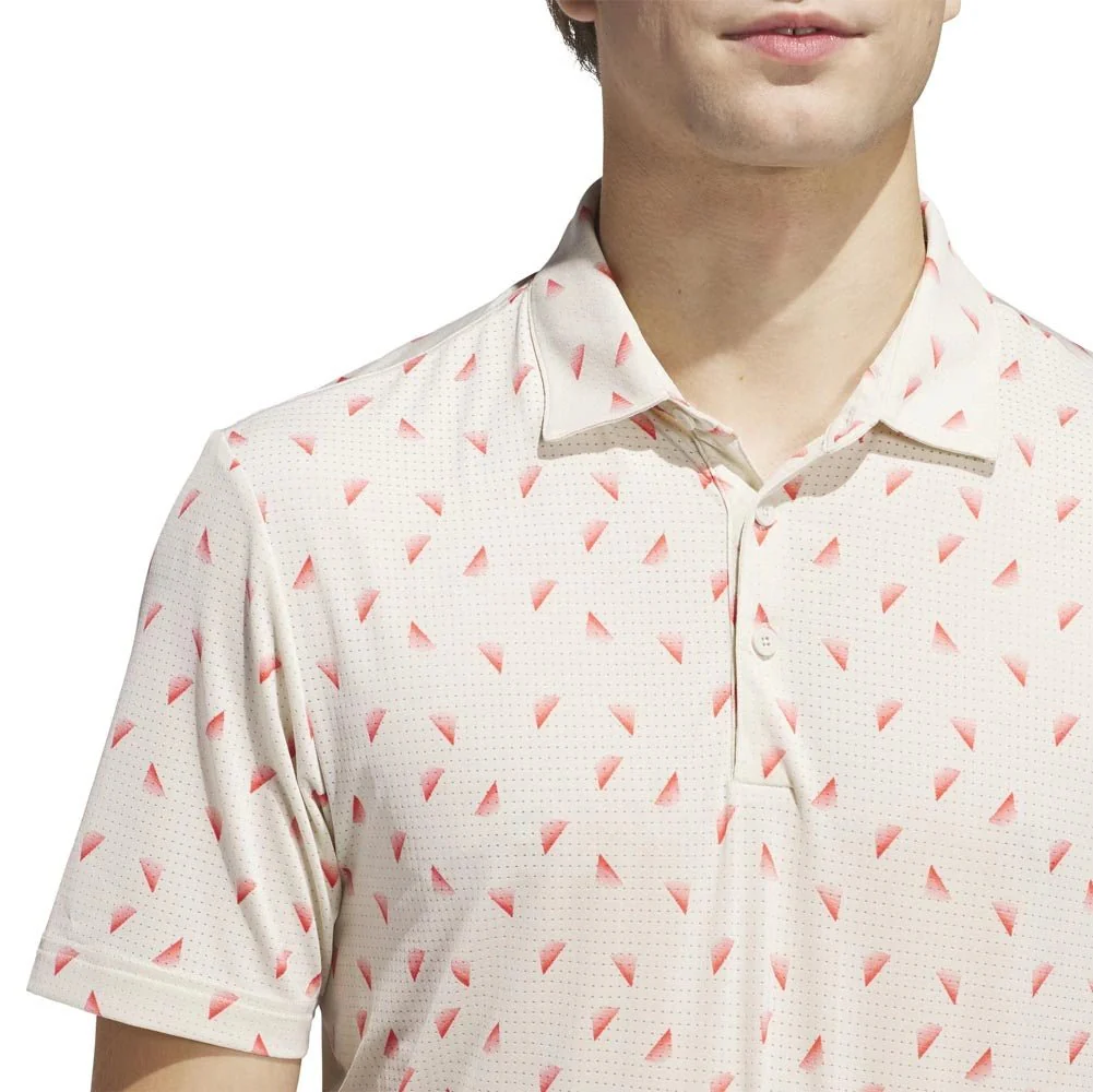 Adidas Ultimate365 Printed Slice Mesh Golf Polo - Image 20