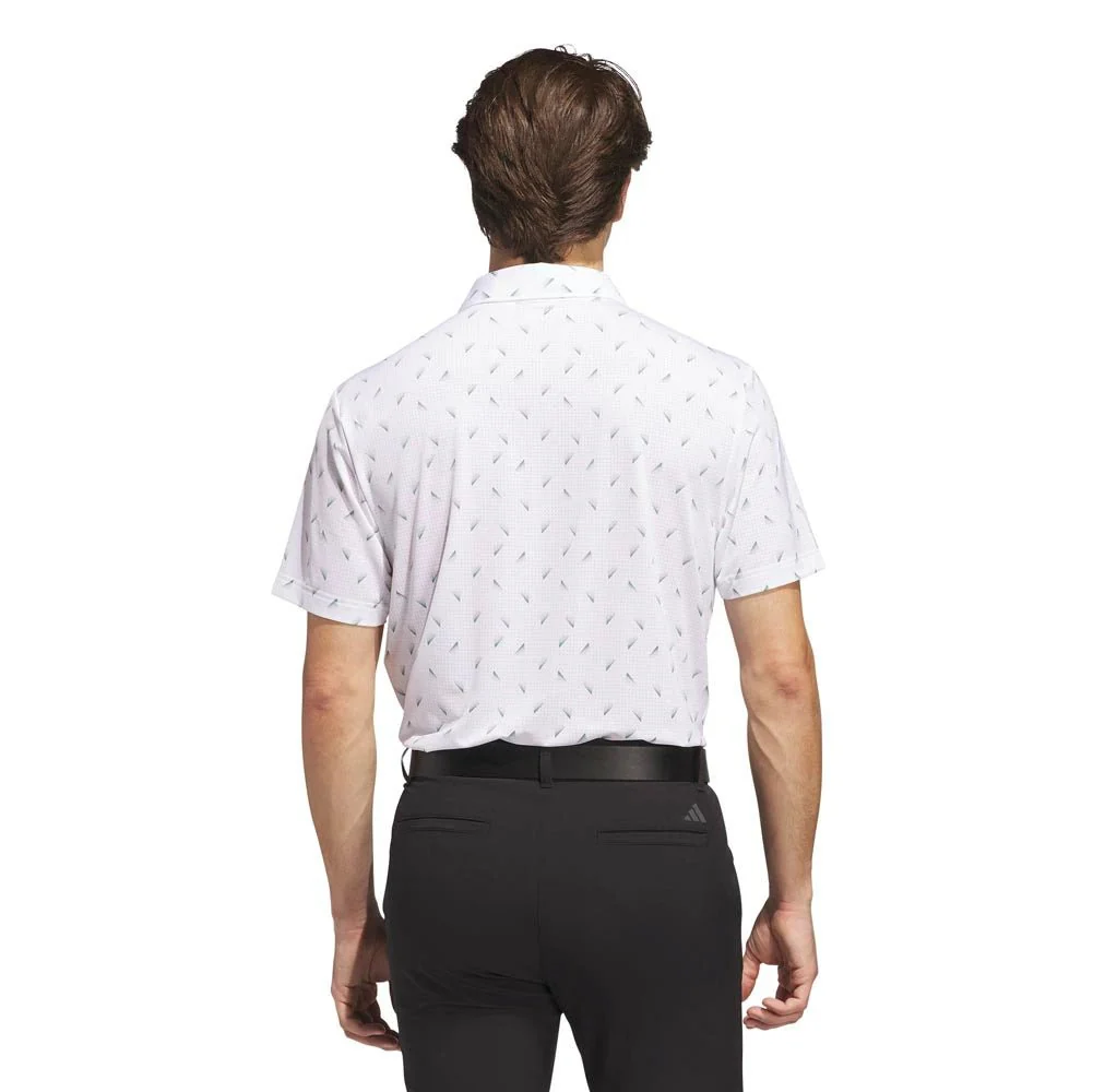 Adidas Ultimate365 Printed Slice Mesh Golf Polo - Image 8