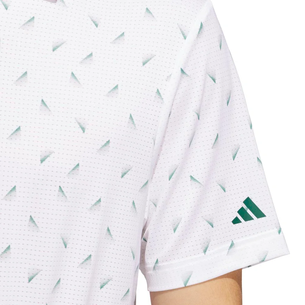 Adidas Ultimate365 Printed Slice Mesh Golf Polo - Image 9